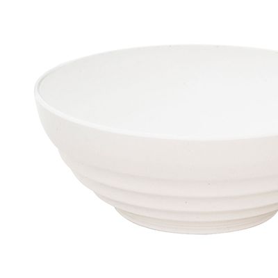 Bowl Oriental Redondo 1,2L Branco em Policarbonato