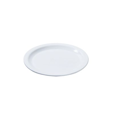 Prato Elegance de Sobremesa 19cm Branco em Polipropileno