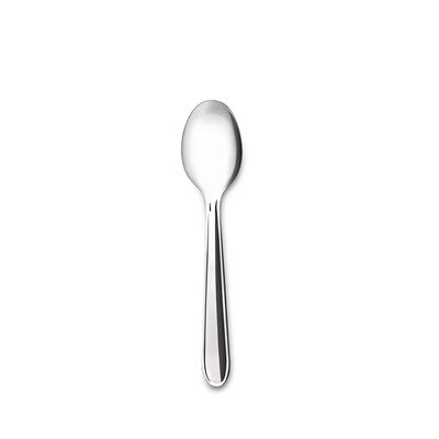 Jogo de Colheres de Café Turim 12 Peças Aço Inox Polido com Friso Brinox Inox
