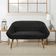 Namoradeira Suede Preto Castanho