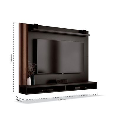 Painel Dijon - Móveisaqui Cor Preto Com