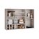 Cozinha Completa Itatiaia Essence 280cm Com Nicho Em Madeira Fendi-gris