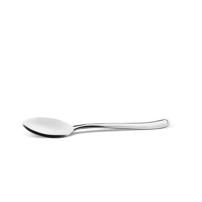 Conjunto de Colheres de Sobremesa Módena 12 Peças Cabo Polido com Friso Aço Inox Brinox Inox