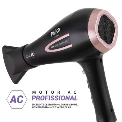 Secador de Cabelo com Íons Tourmaline 2100W Philco PSA3250 127V