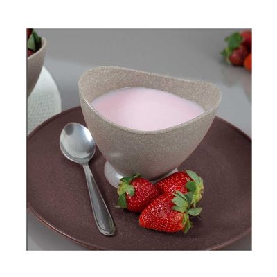 Prato Raso Lanche Marrom 20cm Bar Festa Restaurante BPA Free