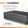 Cama Bibox Baú Com Colchão City Solteiro E Cama Auxiliar Conjugada 88x188x69cm Bela Cinza/branco