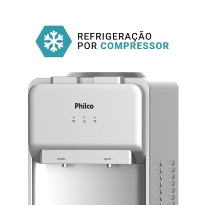 Bebedouro Philco 20L Água Gelada e Natural com Compressor PBE18 127V