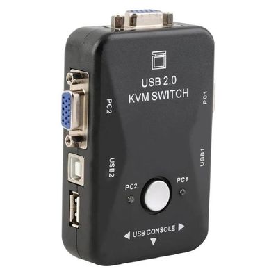 Chaveador Kvm Switch 2 Portas - 2 Cpu Na Mesma Estação/Monitor