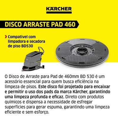 Disco De Arraste Para Pad 460mm – Bd 530 Karcher