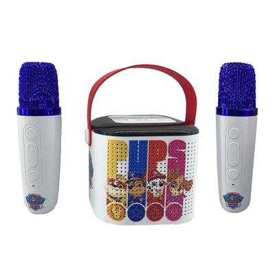 Caixa de Som Bluetooth Karaokê Infantil Patrulha Canina