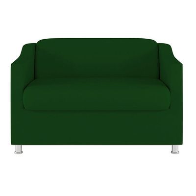 Namoradeira 2 Lugares Sala De Estar Quarto Balaqui Decor verde