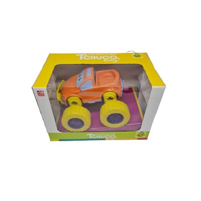 Carro Tchuco Baby Colorido 0016 - Samba Toys VERDE/AZUL
