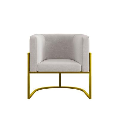 Kit Sofá 2 Lugares + 2 Poltronas Para Recepção Balaqui Bege
