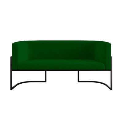 Kit Sofá 2 Lugares + 2 Poltronas Para Recepção Balaqui Verde