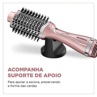 Escova Secadora Mondial By Juliette 3 Em 1 1300w Es-ju-01 Golden Rose Bivolt