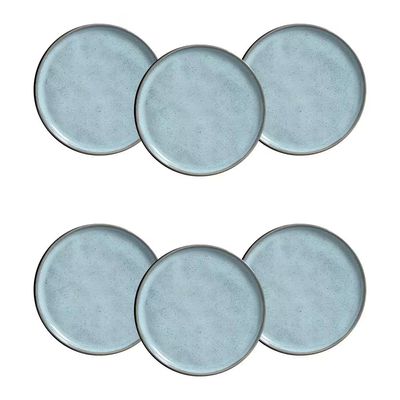 Conjunto de Pratos de Sobremesa Porto Brasil Bio Breeze 21,5cm - 06 peças n/a