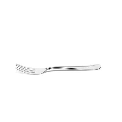 Conjunto de Garfos de Mesa Módena 12 Peças Cabo Arredondado Aço Inox Brinox Inox