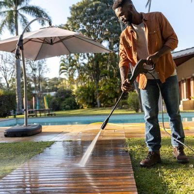 Lança - Jato Leque Regulável Para Lavadoras De Alta Pressão Karcher