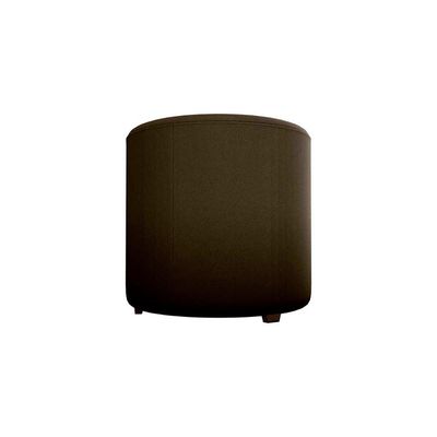 Puff Banqueta Redondo Luxo Copenhage Matrix Veludo Marrom