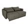 Sofá Cama 2 Lugares Com Com Assentos Divididos Premium Com Almofadas Celine Matrix Suede Capuccino