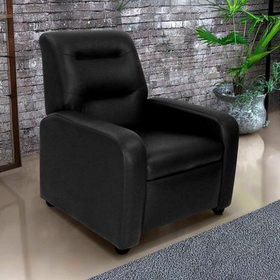 Poltrona Do Papai Reclinável Classic Matrix Sintetico Preto