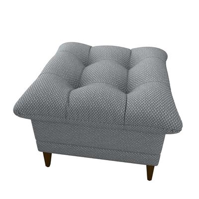 Poltrona De Amamentação Com Puff Luxo Confortável Montreal Matrix Cinza