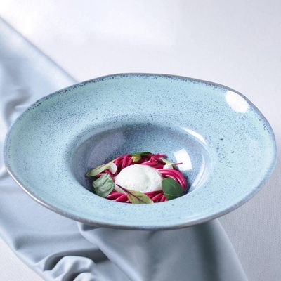 Prato de Massa Orgânico Breeze 4 Peças Porto Brasil Azul
