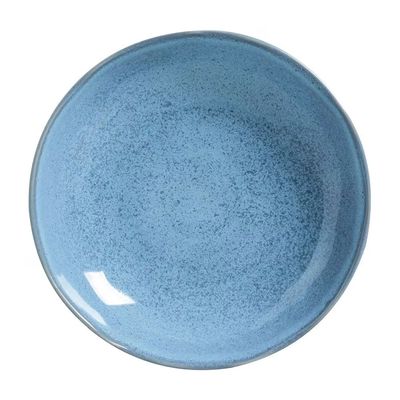 Conjunto com 6 Pratos Fundos Bio Breeze em Stoneware 22,5cm Porto Brasil Azul