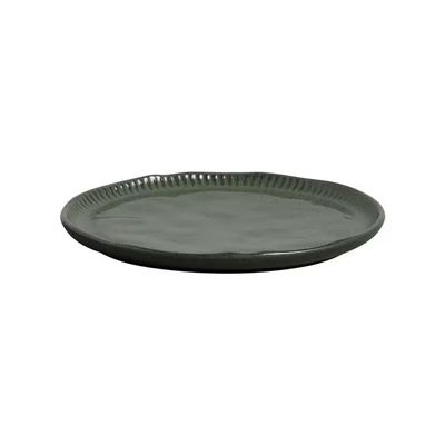 Conjunto de Pratos de Sobremesa Linhas Greenery 21,5cm 6 Peças Porto Brasil Verde