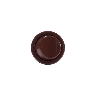 Interruptor De Tecla Para Móveis Margirius Moldura M9 Com Cabo Série 16.000 Marrom