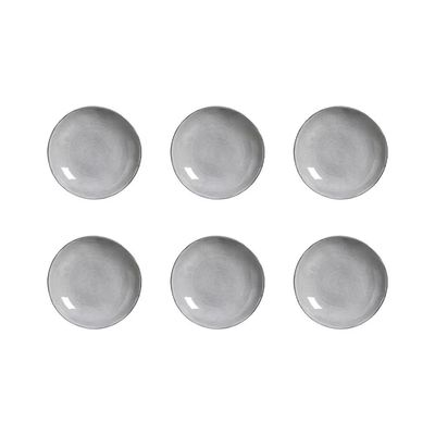 Conjunto de Pratos Fundos Bio Dust 1,1 litros 6 Peças Porto Brasil Grafite