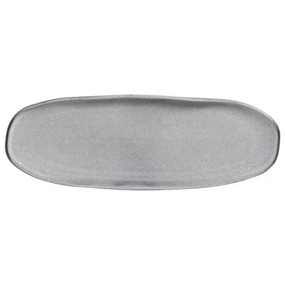 Conjunto de Travessas Ovais Rasas Grandes Orgânico Dust 4 Peças Porto Brasil Preto