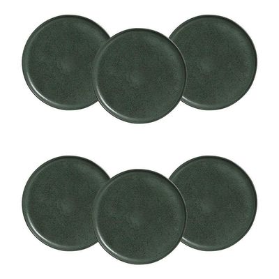 Conjunto de Pratos Rasos Bio Greenery 29cm 6 Peças Porto Brasil Verde