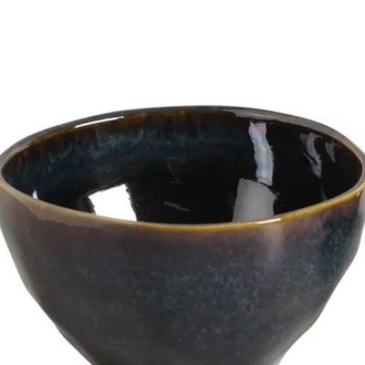 Conjunto de Bowls Orgânicos Oceano em Stoneware 558ml - 6 Peças Porto Brasil Azul