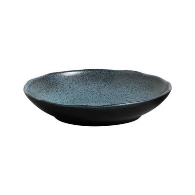 Conjunto 6 Pratos Fundos Stoneware 1,1L Bio Night Sky Esmalte Reagente Porto Brasil Azul