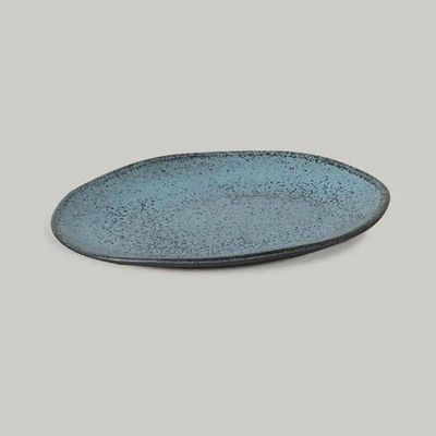 Conjunto de Pratos de Sobremesa Ovais Porto Brasil Orgânico Night Sky 22,5cm - 6 peças n/a