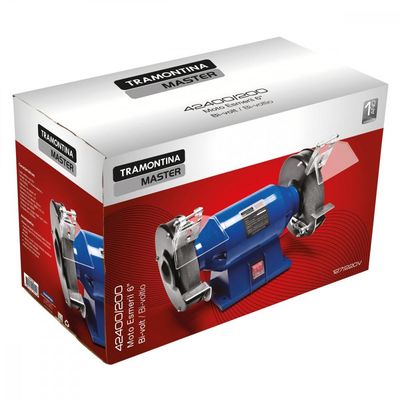 Moto Esmeril 368 W 6" Tramontina para Uso Profissional Bivolt