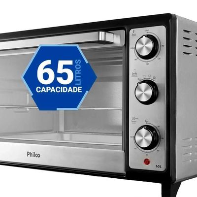 Forno 65L Philco Elétrico Dourador 106101008 Preto 110V