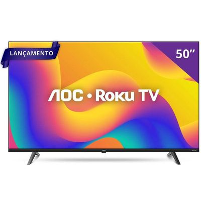 Smart AOC DLED 50 4k WI-FI Roku 50U7045/78G