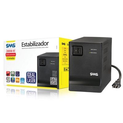 Estabilizador 2000va Bivolt Progressive Iii - 16218 Preto