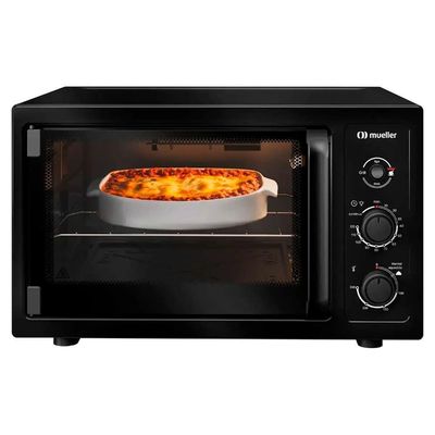 Forno 50 Litros Mueller Elétrico MFB50B - 610003743 Preto 110V