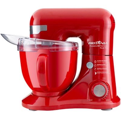 Batedeira Planetaria Britânia Power Plus 12 Vel 700W Bbp7 - 33401186 Vermelho 110V