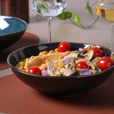 Bowl Médio Porto Brasil Orgânico em Stoneware Oceano - 1,9 litros Azul
