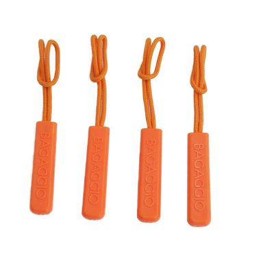 Puxador de zíper avulso- 4 Pecas Laranja U / Laranja