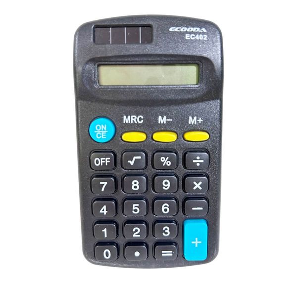 Mini Calculadora 8 Dígitos Escritório EC402 Ecooda