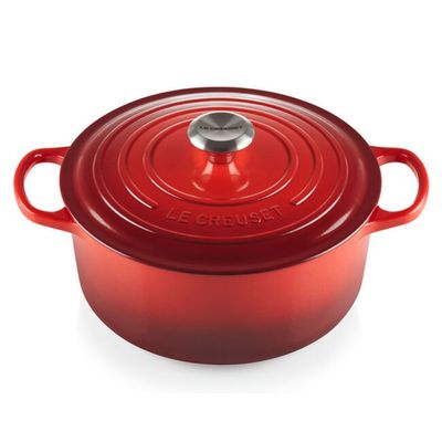 PANELA REDONDA LE CREUSET 18CM  SIGNATURE VERMELHO
