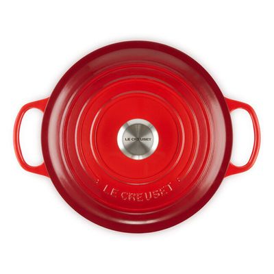 PANELA REDONDA LE CREUSET 18CM  SIGNATURE VERMELHO