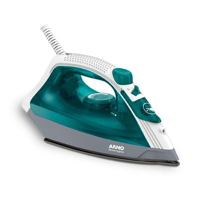 Ferro De Passar A Vapor Arno Steamgliss Branco/verde 110V