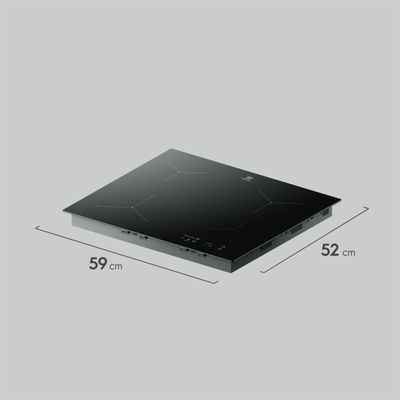 Cooktop 4 Bocas de Indução Electrolux Efficient com Powerboost (IE6LP) 220V