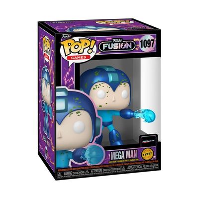 Boneco Funko Pop! Funko Fusion - Mega Man com Chase